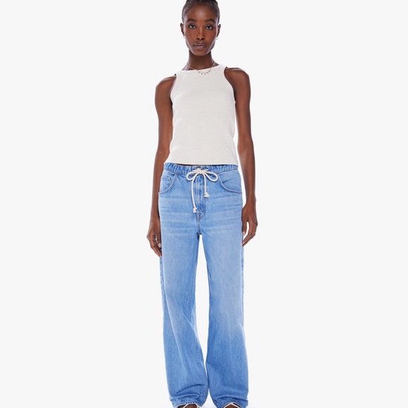 MOTHER Denim - MOTHER SNACKS DRAWN FUN DIP NERDY JEANS - NWT